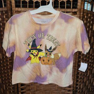 Pokemon Halloween Kids Crop Top - Size Large (10-12) - NWT